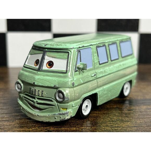 Disney Pixar TOONS Heavy Metal Mcqueen, Mater, Mia & Fillmore Diecast 1:55 Lot - Picture 11 of 13